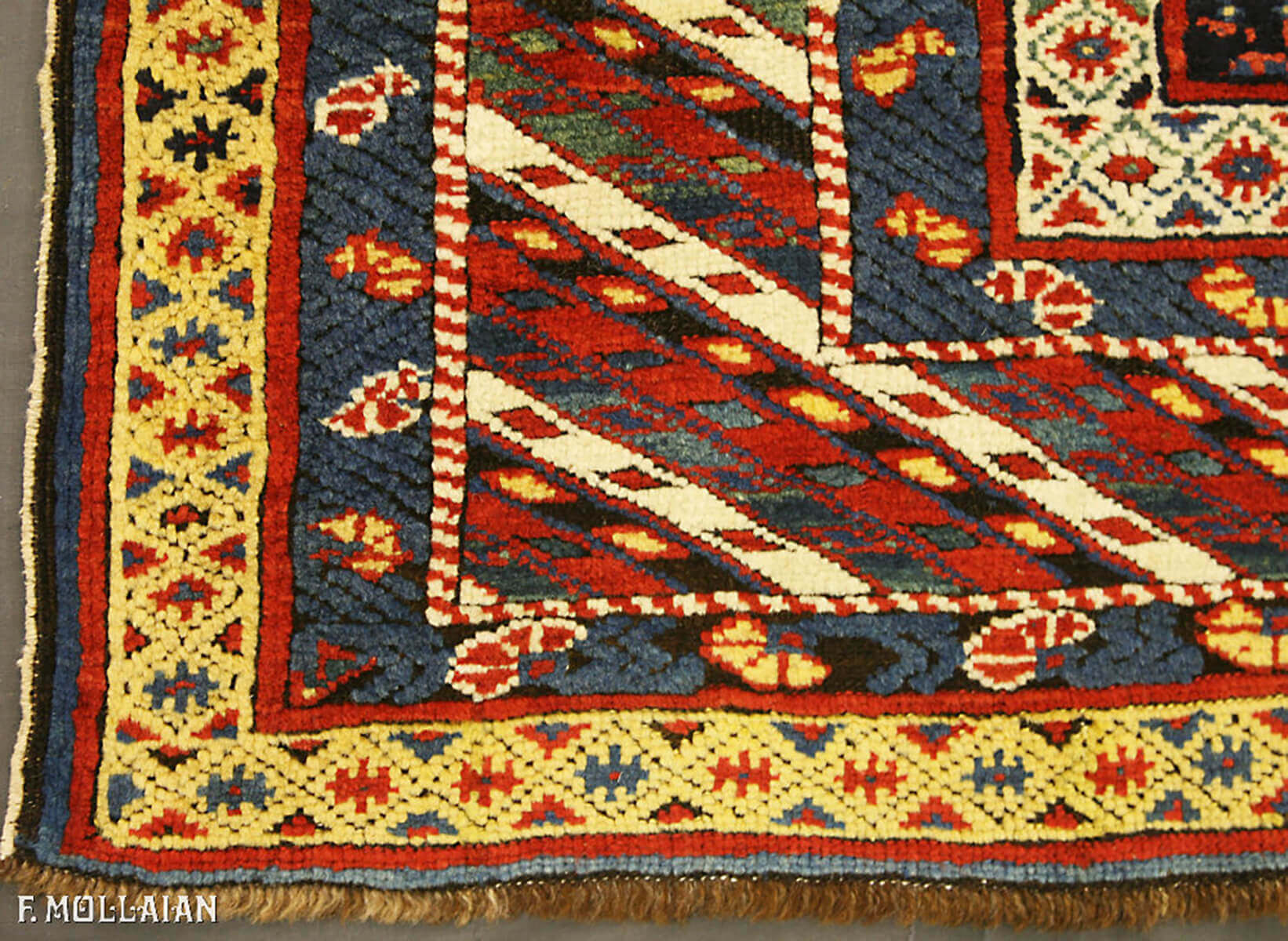 Antique Caucasian All-over (stylized botthe) Ghenge Rug n°:21116324